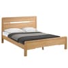 Curve Oak Wooden Bed