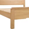 Curve Oak Wooden Bed