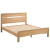 Curve Oak Wooden Bed