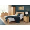 Curve Oak Wooden Bed