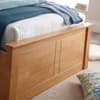 Francis Oak Wooden Ottoman Storage Bed