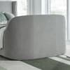 Darras Light Grey Fabric Electric Media TV Bed