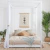 Darwin White Wooden Poster Bed Frame
