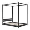 Darwin Black Wooden Poster Bed Frame