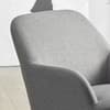 Davos Grey Fabric Accent Chair