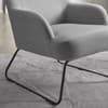 Davos Grey Fabric Accent Chair