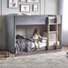 Daytona Grey Velvet Fabric Bunk Bed