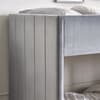 Daytona Grey Velvet Fabric Bunk Bed