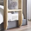 Daytona Grey Velvet Fabric Bunk Bed