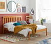 Denver Antique Solid Pine Wooden Bed Frame - 5ft King Size