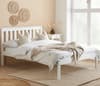 Denver White Solid Pine Wooden Bed