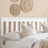 Denver White Solid Pine Wooden Bed