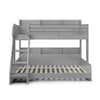 Domino Light Grey Wooden Triple Sleeper Bunk Bed