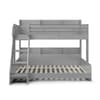 Domino Light Grey Triple Sleeper with 2 Noah Mattresses Included