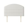 Dudley Lined White Fabric Headboard