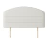 Dudley Lined White Fabric Headboard