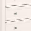 Maine White 3 Drawer Wooden Chest