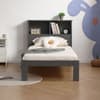 Easton Grey Wooden Bookcase Bed