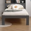 Easton Grey Wooden Bookcase Bed
