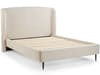 Eden Ivory Boucle Fabric Bed