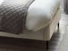 Eden Ivory Boucle Fabric Bed