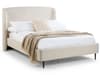 Eden Ivory Boucle Fabric Bed