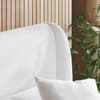 Eden White Boucle Fabric Bed