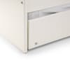 Elba White Wooden Day Bed with Guest Bed Trundle Frame