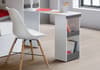 Eclipse Grey and White Wooden Storage Bunk Bed
