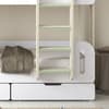 Elisa White and Pale Wood Storage Bunk Bed