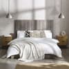 Eloise Grey Chenille Fabric Bed