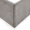 Eloise Grey Chenille Fabric Bed