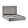 Eloise Grey Chenille Fabric Bed