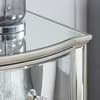 Elysee Mirrored 2 Drawer Bedside Table