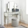 Elysee Mirrored 5 Drawer Dressing Table