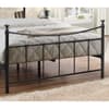 Emily Black Metal Bed Frame - 4ft Small Double