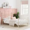 Emily Cream Metal Bed Frame - 4ft6 Double