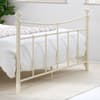 Emily Cream Metal Bed Frame - 4ft6 Double