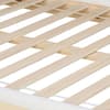 Emmi White Boucle and Oak Wooden Bed