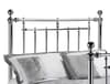 Empress Chrome Finish Metal Bed Frame - 5ft King Size