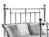 Empress Chrome Finish Metal Bed