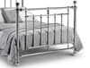 Empress Chrome Finish Metal Bed Frame - 5ft King Size