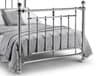 Empress Chrome Finish Metal Bed