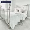 Empress Chrome Finish Metal Bed