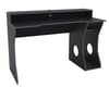 Enzo Black and Blue Wooden Gaming Desk