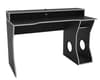 Enzo Black and Silver Wooden Gaming Desk