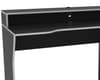 Enzo Black and Silver Wooden Gaming Desk