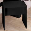 Evelyn Black Dressing Table and Stool