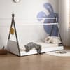 Exeter Grey and White Wooden House Bed