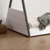 Exeter Grey and White Wooden House Bed